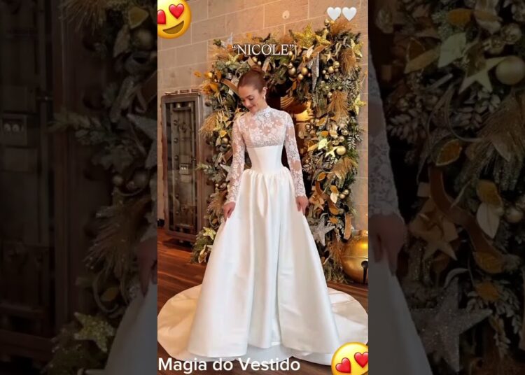 Vestido de noiva que te fazem sentir como da realeza 👸 #realeza #romantico #modafeminina #noiva