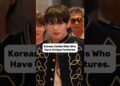Korean Celebrities who have unique features ✨#youtubeshorts #kpop #straykids #goviral #bts #fyp