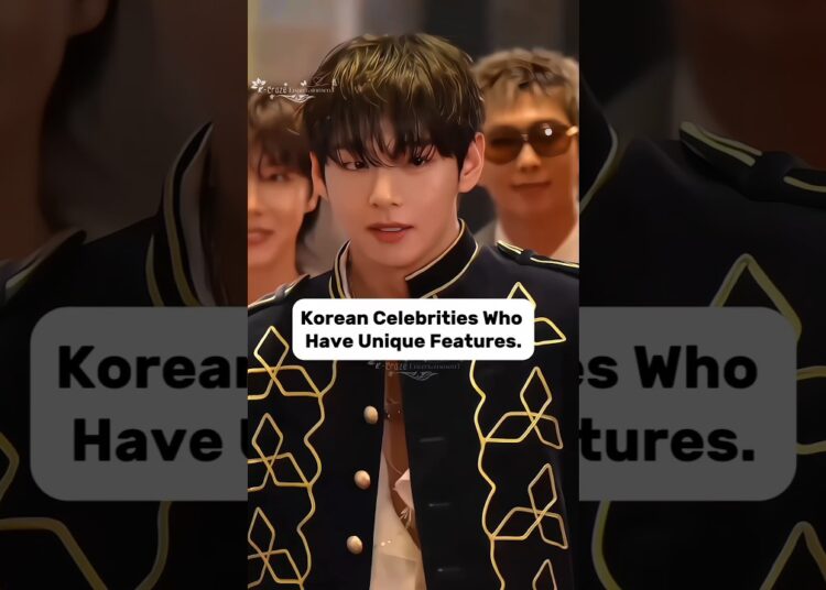 Korean Celebrities who have unique features ✨#youtubeshorts #kpop #straykids #goviral #bts #fyp