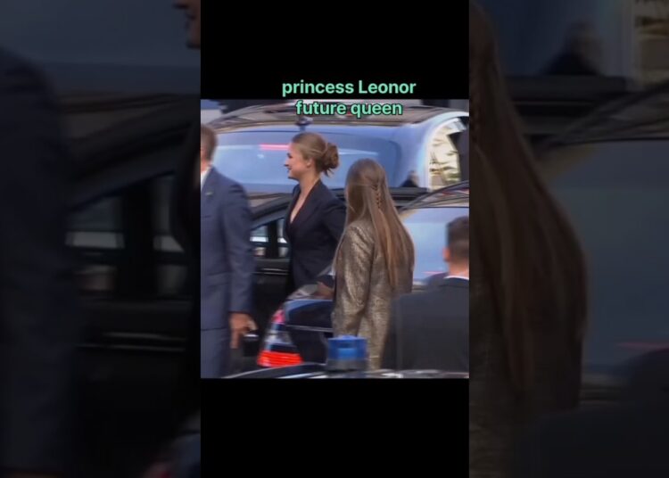 Royal beauty ⚡Every person in the Royal Family is looking absolutely stunning#leonor#sofia#newshort.