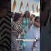 النجمة هالة صدقي والنجمة الهام شاهين يتجولون في فعليات مهرجان الجونة السينمائي
