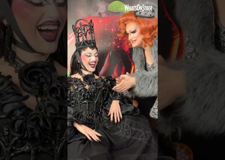 London’s all-drag panto stars share their favourite Christmas cracker jokes #DragRace #Drag #Theatre