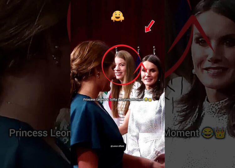Princess Leonor & Sofía Laughing Moment 👑✨