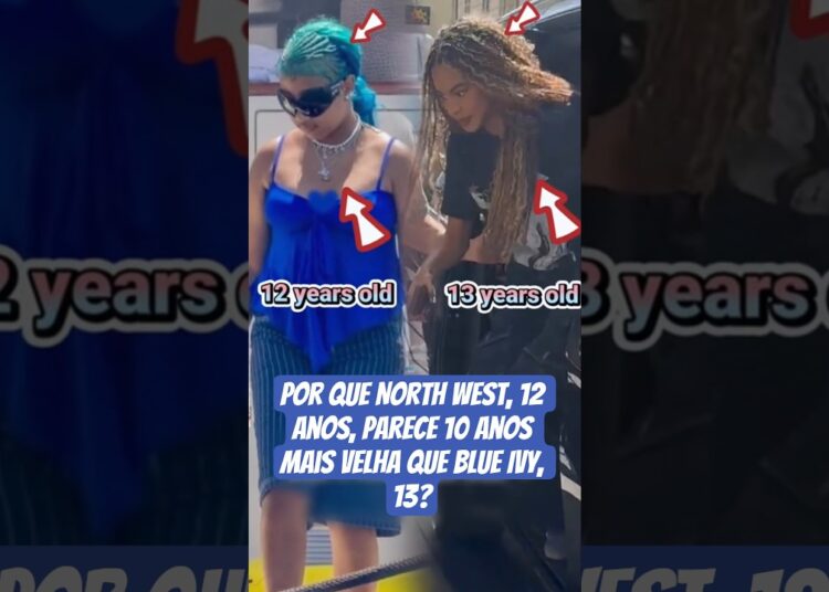 Blue Ivy está anos luz que North West! #northwest #kimkardashian #blueivydancing #celebridades