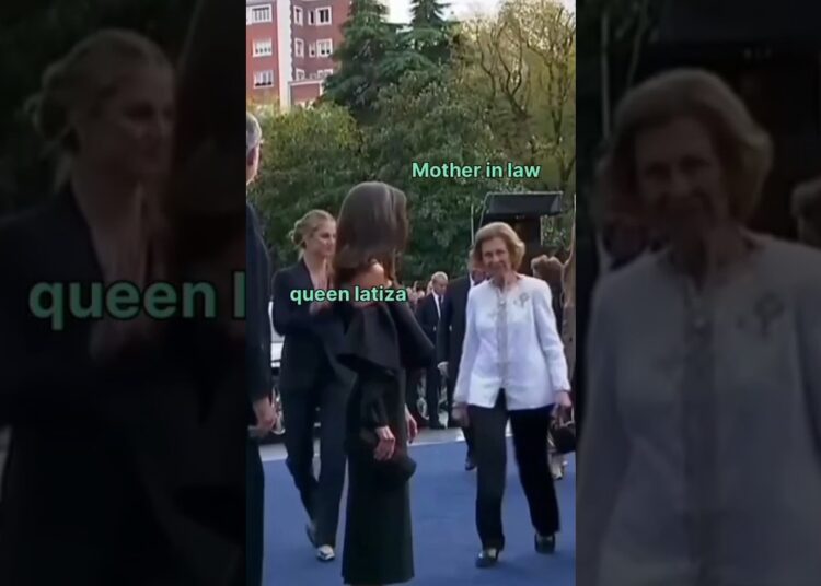 seen in the✨ mother-in-law–daughter-in-law relationship#leonor#queenletizia#donasofia.