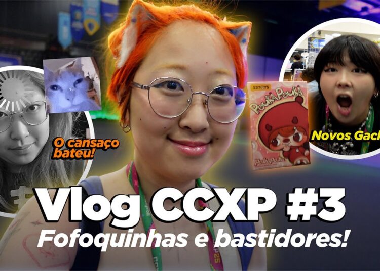 Vlog CCXP #3 – Tudo que rolou na CCXP 2025 (fofocas👀), os desafios que ninguém te conta, gachapons!
