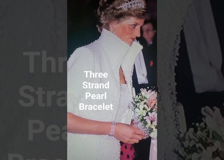 PRINCESS DIANA’S Three STRAND PEARL Bracelet Princess Catherine Wears Elegantly💖 RoyalHistory #diana