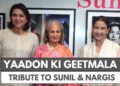 Manisha Koirala & Waheeda Rehman At Musical Evening-Yaadon Ki Geetmala A Tribute To Sunil & Nargis