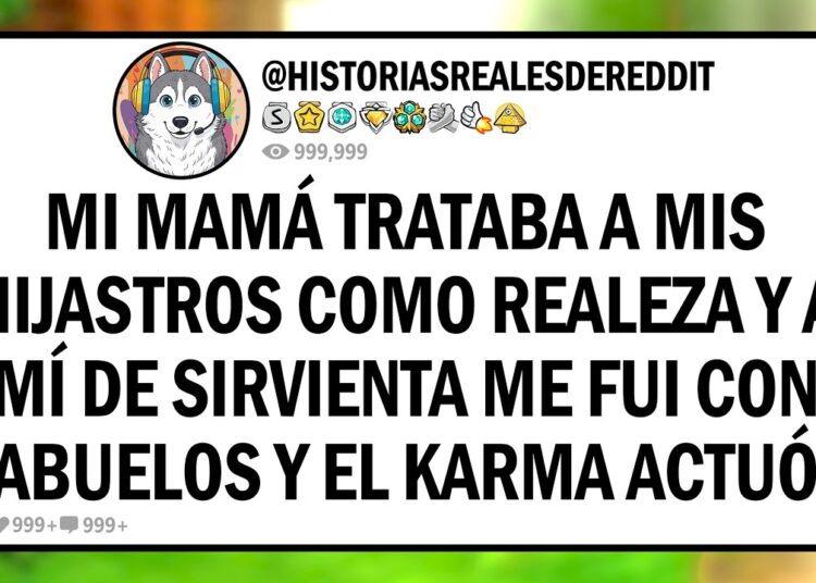 Mi mamá trataba a mis hijastros como REALEZA y a mí de SIRVIENTA me fui con ABUELOS y el KARMA actuó
