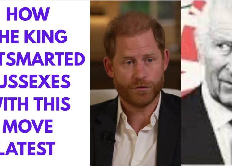 HOW THE KING SQUASHED SUSSEX DRAMA WITH THIS MOVE #royal #princeharry #kingcharles