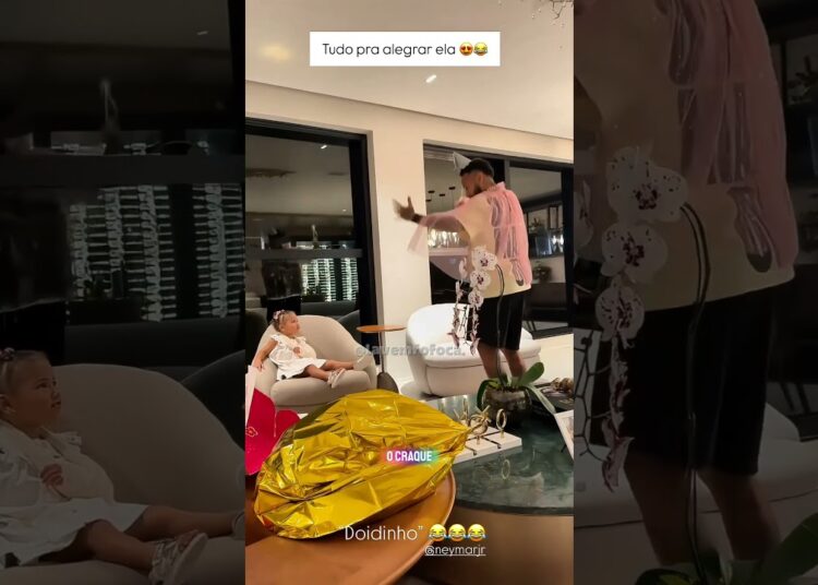 De craque a fada: Neymar arranca sorrisos da filha após acident3. #fofocas