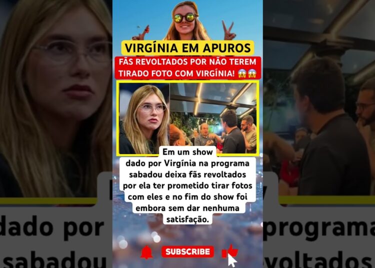 FÃS REVOLTADOS EM SHOW DE VIRGÍNIA #feedshorts #fofoca #memes