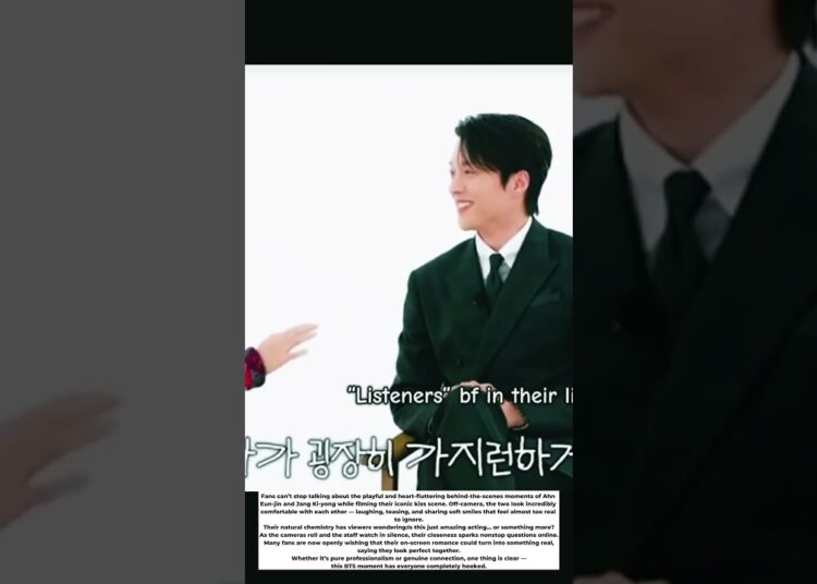 Ahn Eun-jin & Jang Ki-yong’s BTS Kiss Scene — Fans Are Obsessed!