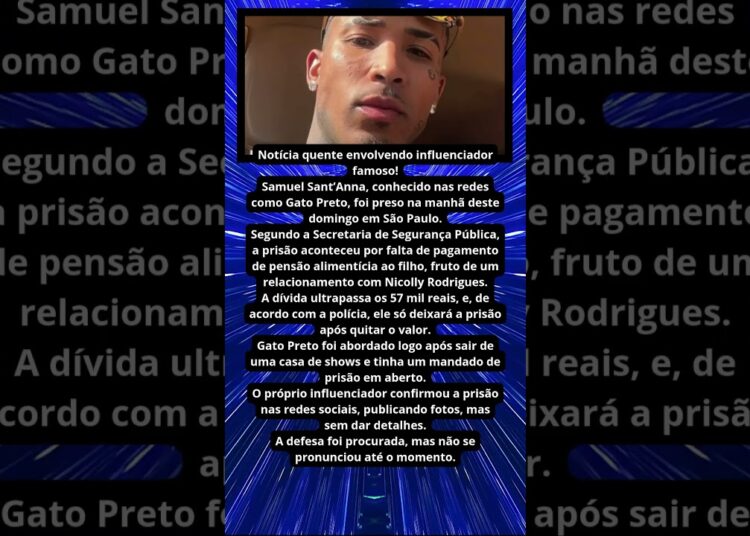INFLUENCIADOR  É PRESO EM SP