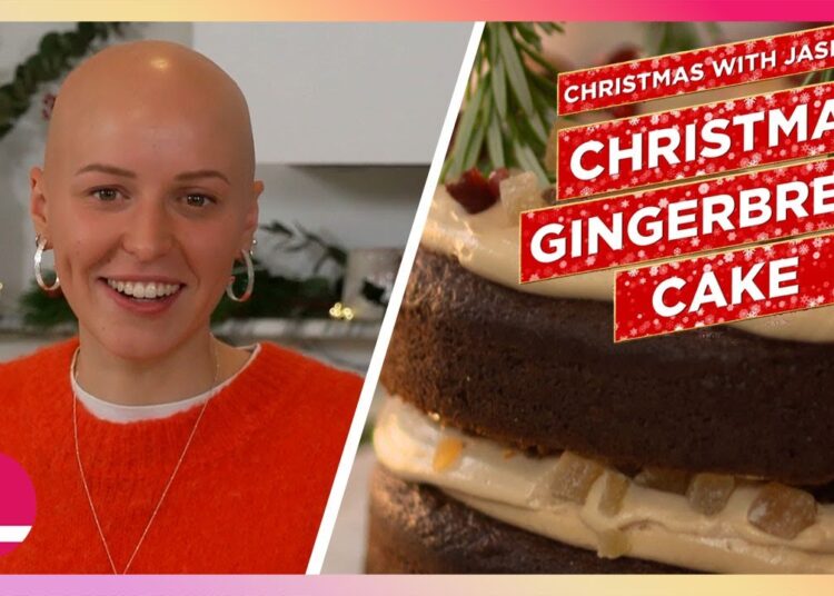 Bake Off Winner Jasmine’s Family Christmas Gingerbread Cake | Lorraine