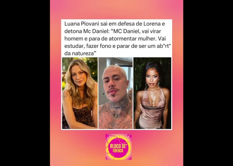 Luana Piovani sai em defesa de #lorenamaria crítica #mcdaniel. #fofocas
