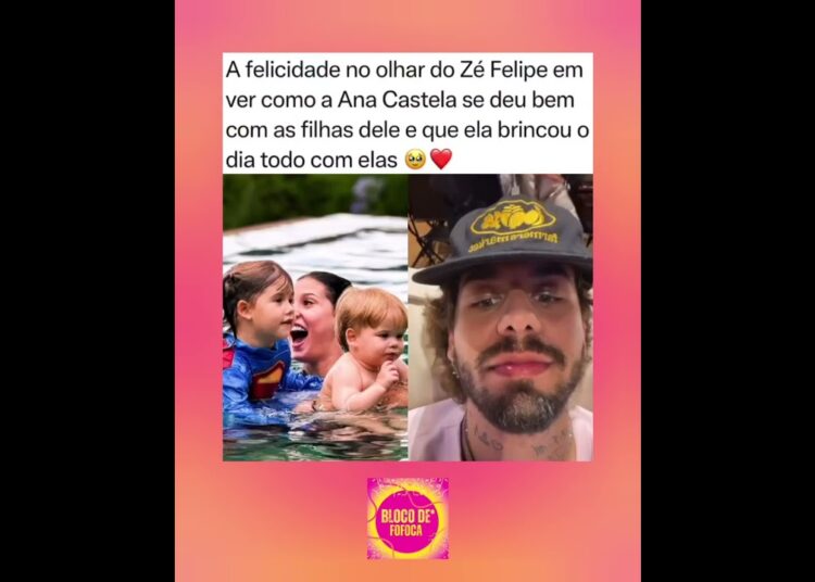 a felicidade no olhar do #zefelipe .❤️😍#anacastela #fofocas