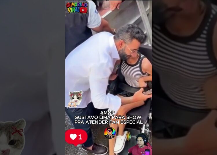❤️🎤 gusttavo lima para tudo e atende fã especial 😭✨ #shorts #gustavolima #motivacional #inspiração
