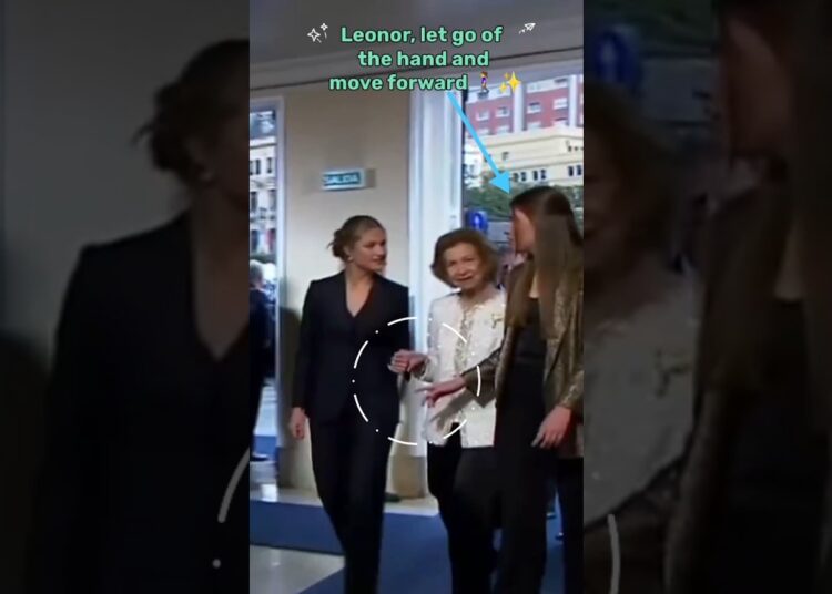 Infanta Sofia Let the Future Queen💯 Step Forward#royal#leonor#sofia#grandma#new.