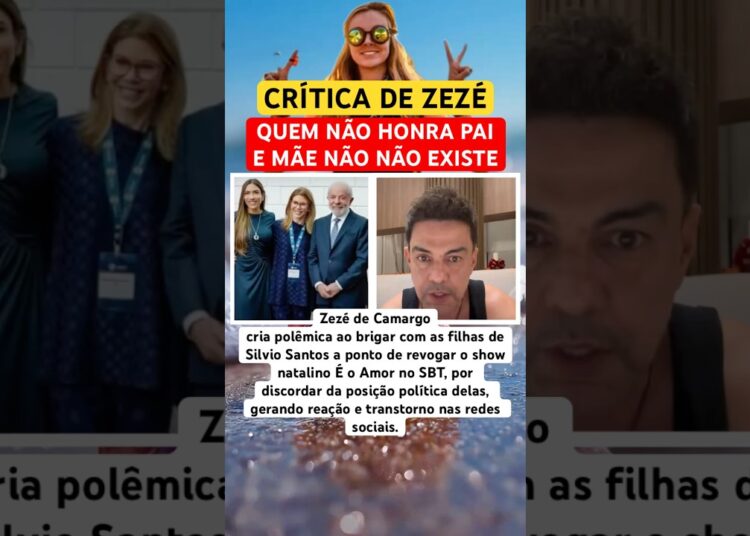 ZEZÉ CRÍTICA FILHAS DE SÍLVIO SANTOS #feedshorts #memes #lula #fofoca