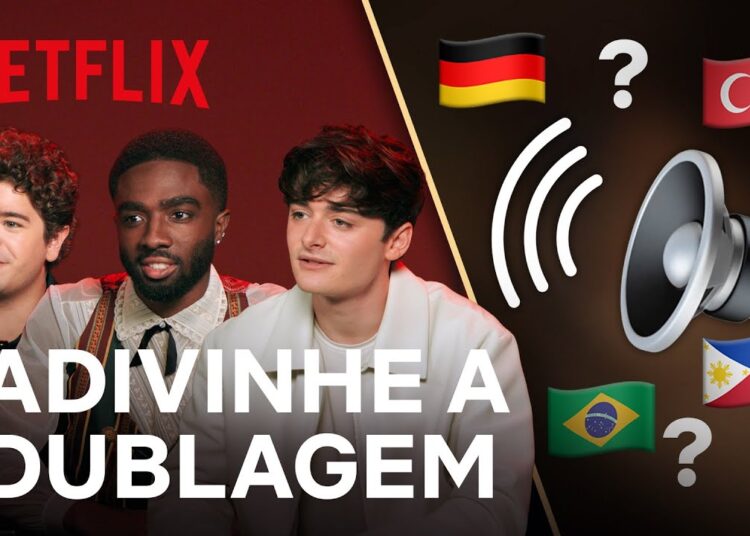 O elenco de Stranger Things 5 tenta adivinhar de onde são essas vozes | Netflix Brasil
