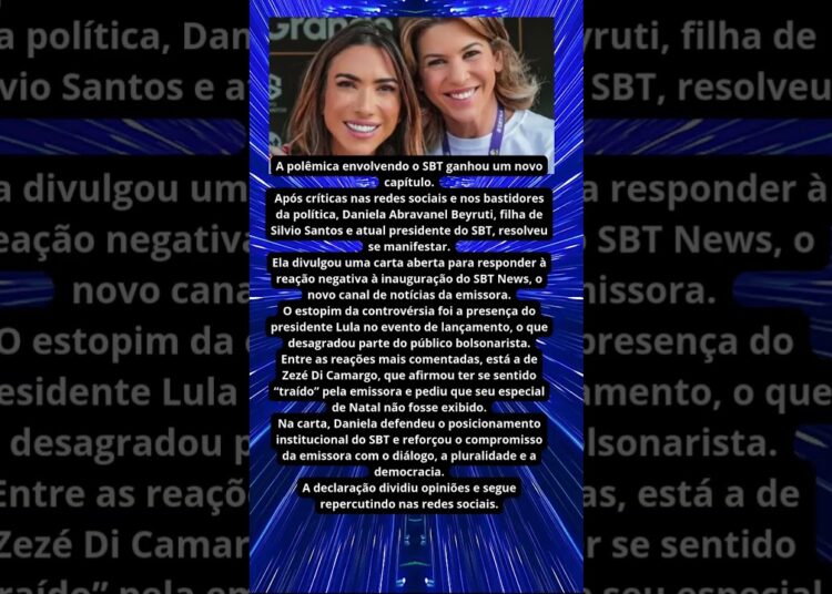 FILHA DE SILVIO SANTOS QUEBRA O SILÊNCIO APÓS CRÍTICAS AO SBT