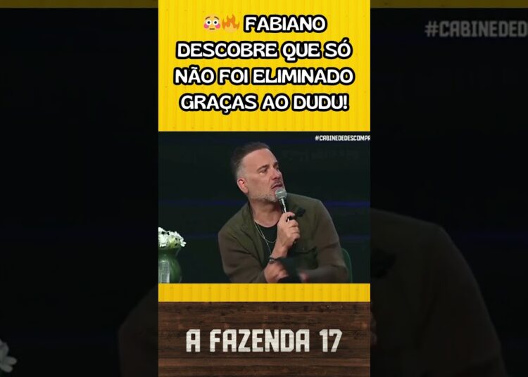😳🔥 Fabiano descobre que só não foi eliminado graças ao Dudu!