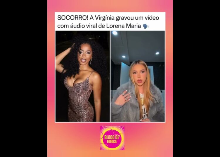 #virginia  dublando o áudio que viralizou da #lorenamaria. #fofocas
