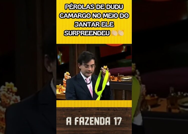 Pérolas de Dudu camargo No meio do Jantar ele SURPREENDEU 👏🏼👏🏼