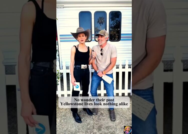 No wonder their post Yellowstone lives look nothing alike#celebritynews #celebrity#shortsfeed