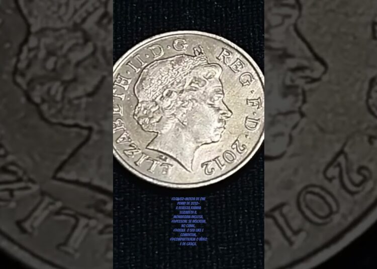 @2482-moeda One Penny 2012-A Realeza Rainha Elizabeth II- Monarquia Inglesa @pessoal inscreva-ze.