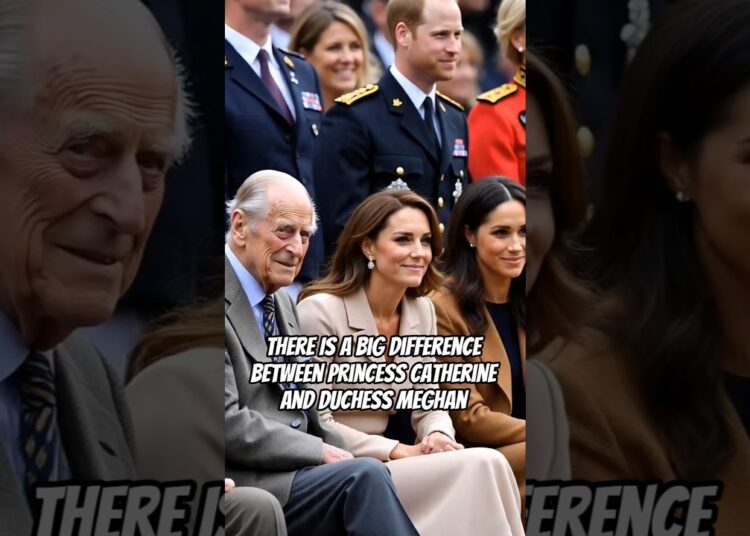 There Is a Big Difference Between Princess Catherine and Duchess Meghan #kate #royal #meghanmarkle
