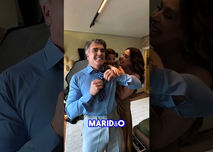 CLÁUDIA RAIA SURGE COM LUCA AJUDANDO O PAIZÃO A SE VESTIR! #fofoca #celebridades #famosos