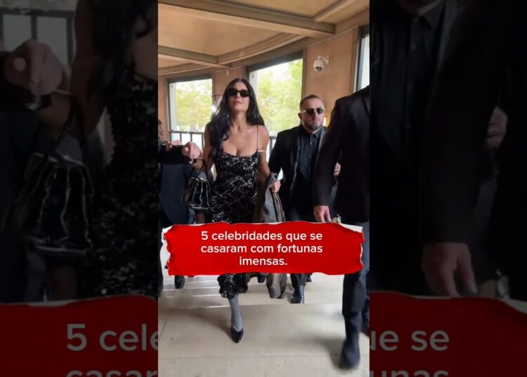 5 celebridades que se casaram com fortunas imensas.