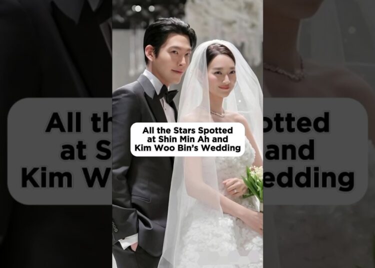 All the Stars Spotted at Shin Min Ah and Kim Woo Bin’s Wedding#kimtaehyung #shinminah #kimwoobin