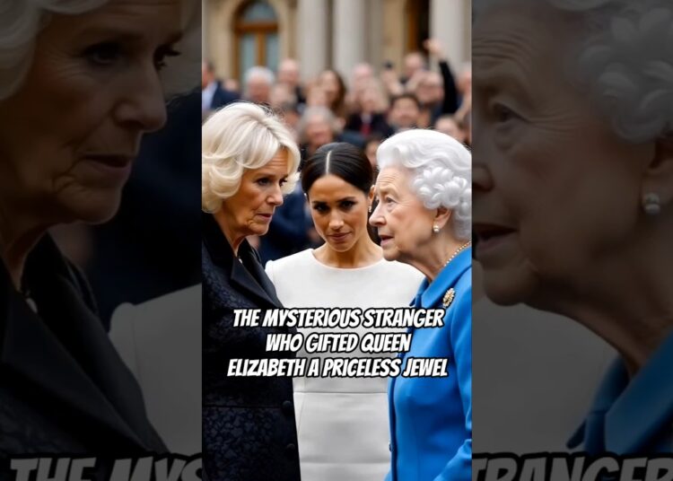 The Mysterious Stranger Who Gifted Queen Elizabeth a Priceless Jewel #royal #queenelizabeth #charles