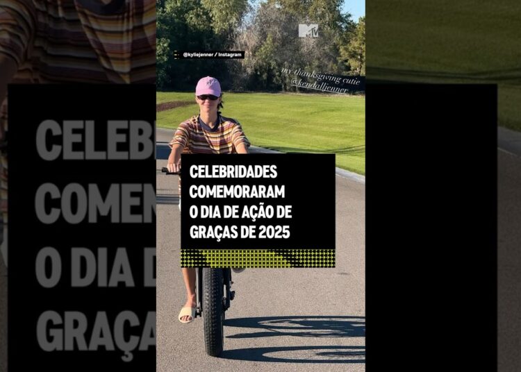 Celebridades comemoram o dia de Ação de Graças em 2025 | #MTVCeleb