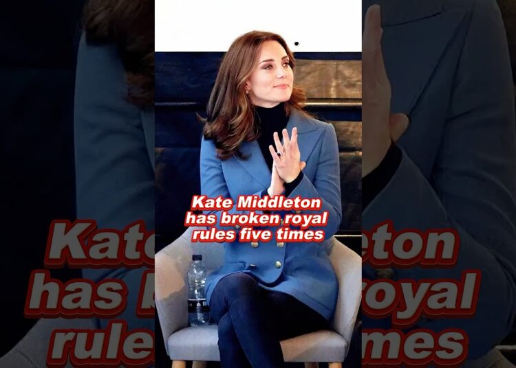 Kate Middleton has broken royal rules five times #kate #royal #princess #celebrity #foryou