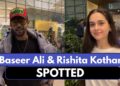 Baseer Ali & Rishita Kothari Spotted At Mumbai Airport