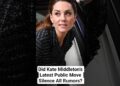 Did Kate Middleton’s Latest Public Move Silence All Rumors? 👑 | Royal Update #shorts #kate