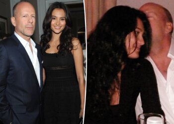 A esposa de Bruce Willis comemora o aniversário do casal em meio à batalha contra a demência da estrela de 'Die Hard'