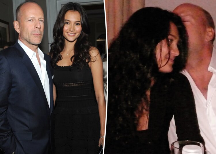 A esposa de Bruce Willis comemora o aniversário do casal em meio à batalha contra a demência da estrela de 'Die Hard'