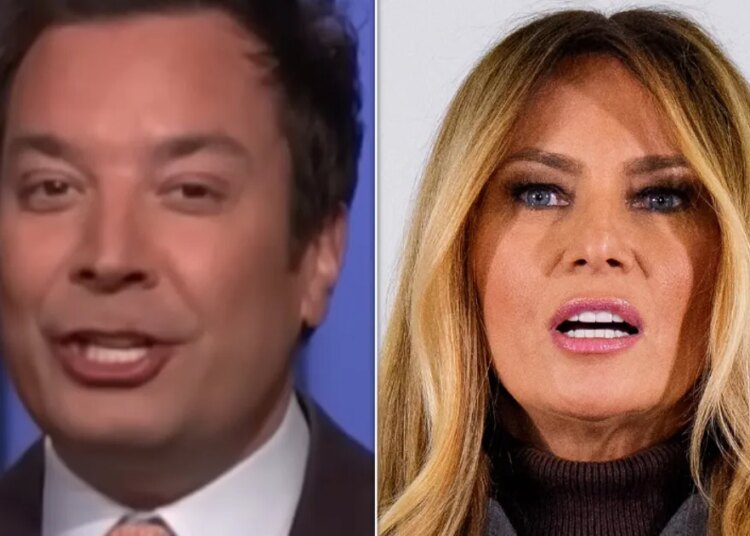 A piada de Jimmy Fallon sobre as decorações de Natal de Melania Trump causa espanto