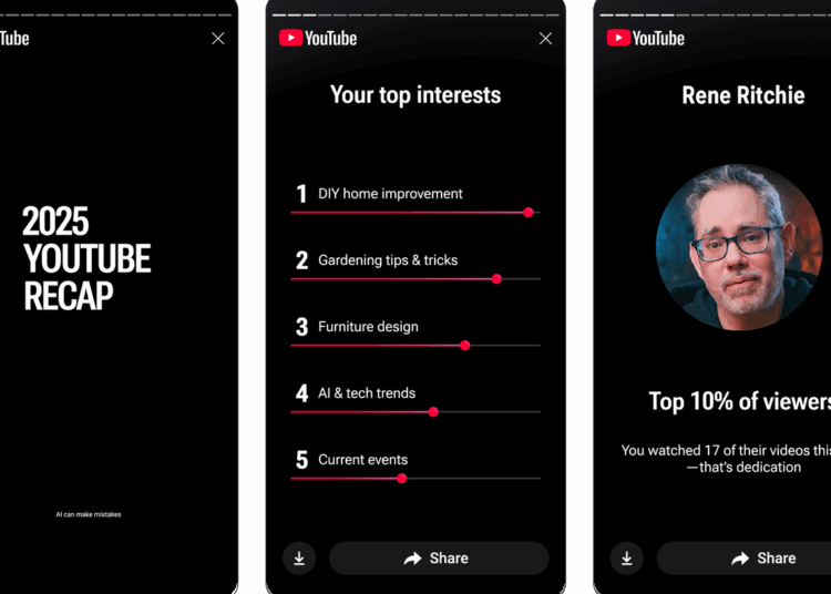 Apresentando a nova recapitulação do YouTube: seu ano no YouTube