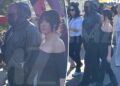Bianca Censori encobre encontro na Disneylândia com Kanye West e seus filhos