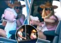 Britney Spears estranhamente carrega um carrinho de bebê de brinquedo ao retornar de Cabo com um influenciador de fitness rasgado