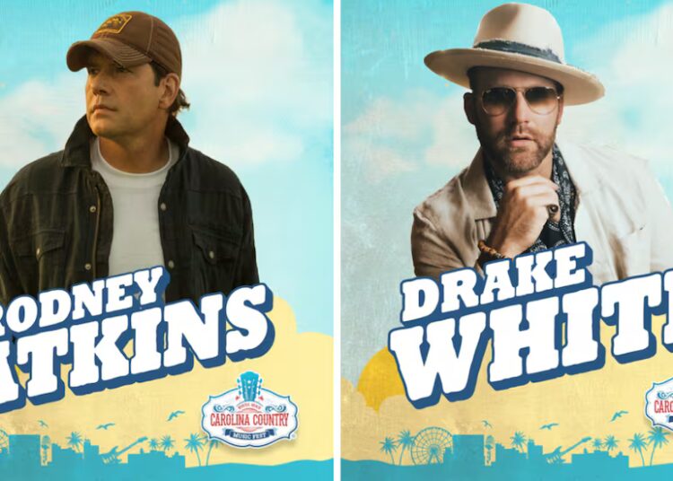 Rodney Atkins (esquerda) Drake White (direita)