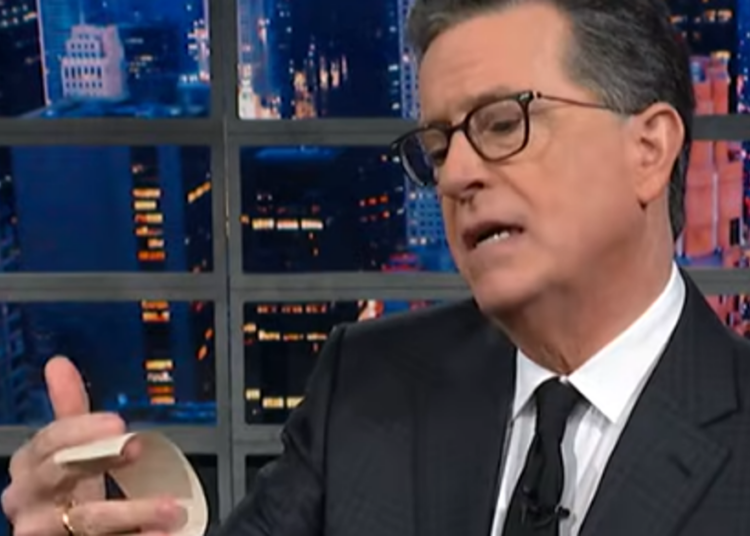 Colbert afunda suas presas na nova reivindicação escorregadia de Trump