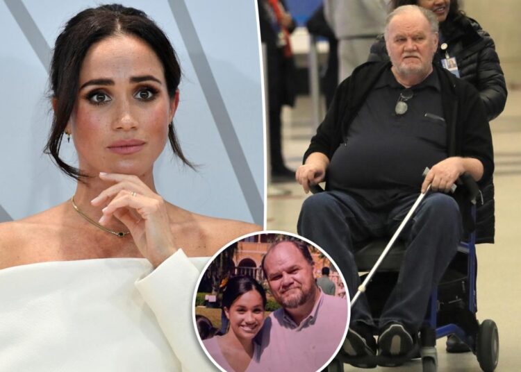 Como Meghan Markle planeja entrar em contato com o pai distante, Thomas, após amputação da perna