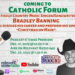 Conheça o cantor e compositor católico de música country Bradley Banning no último Fórum Católico